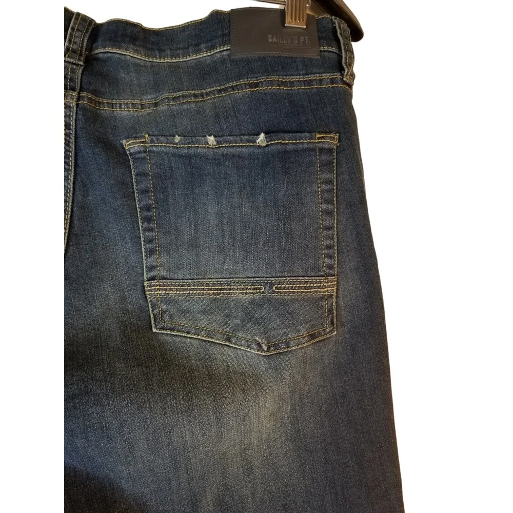 BAILEYS PT Jeans Mens 34x32  Blue Denim Straight Leg